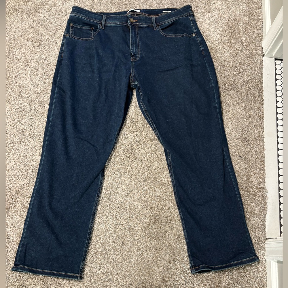 Relaxed Fit Dark Blue Men's Jeans